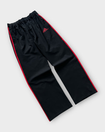 Baggy 3 Stripes Track Pant - Black/Red
