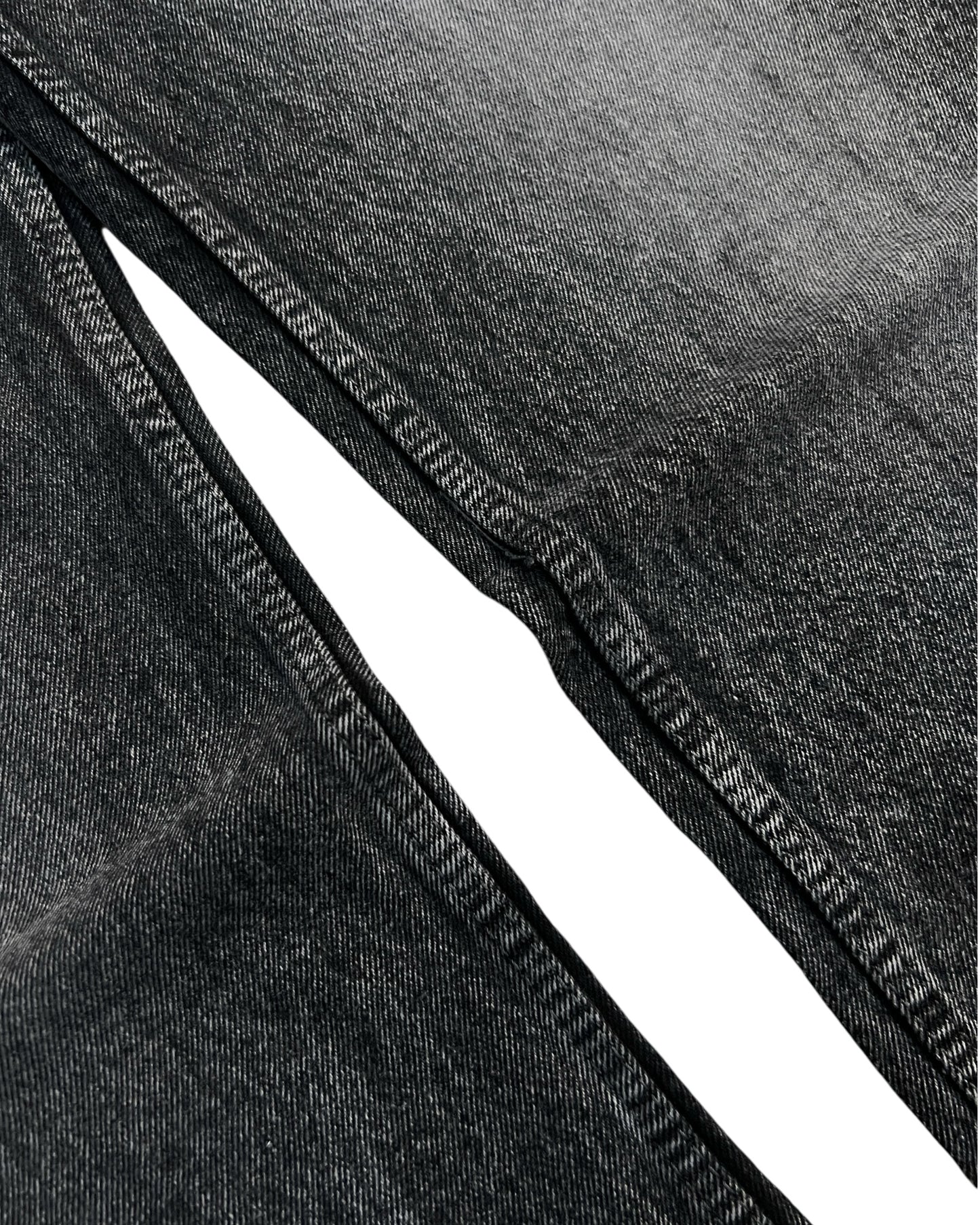 Grunge Grey Wide Fit Denim