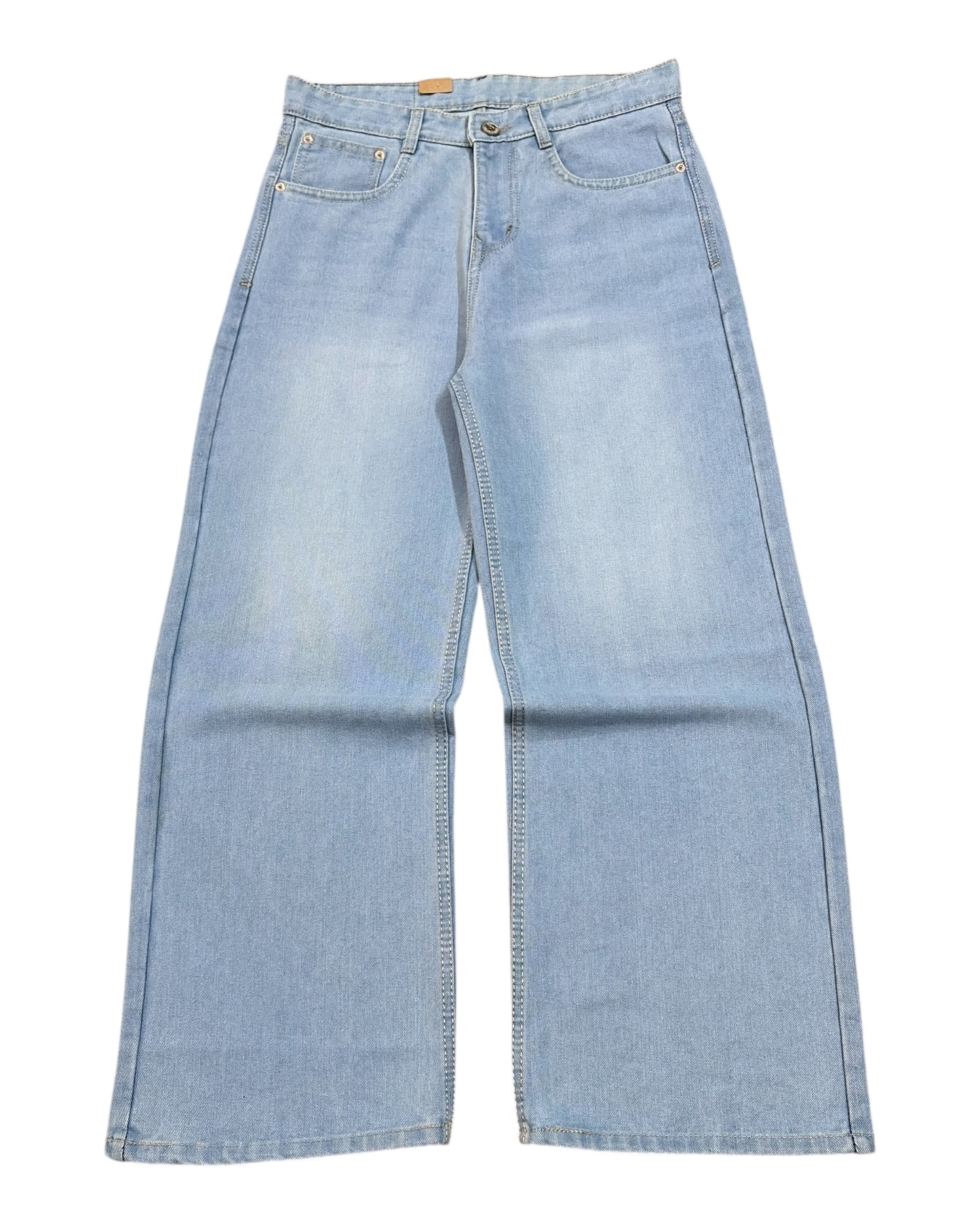 Light Blue Fade Wide Fit Jeans