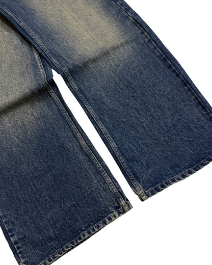 Dark Blue Vintage Wide Fit Jeans