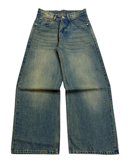 *Latest Release* Super Wide Fit Tint Green Jeans