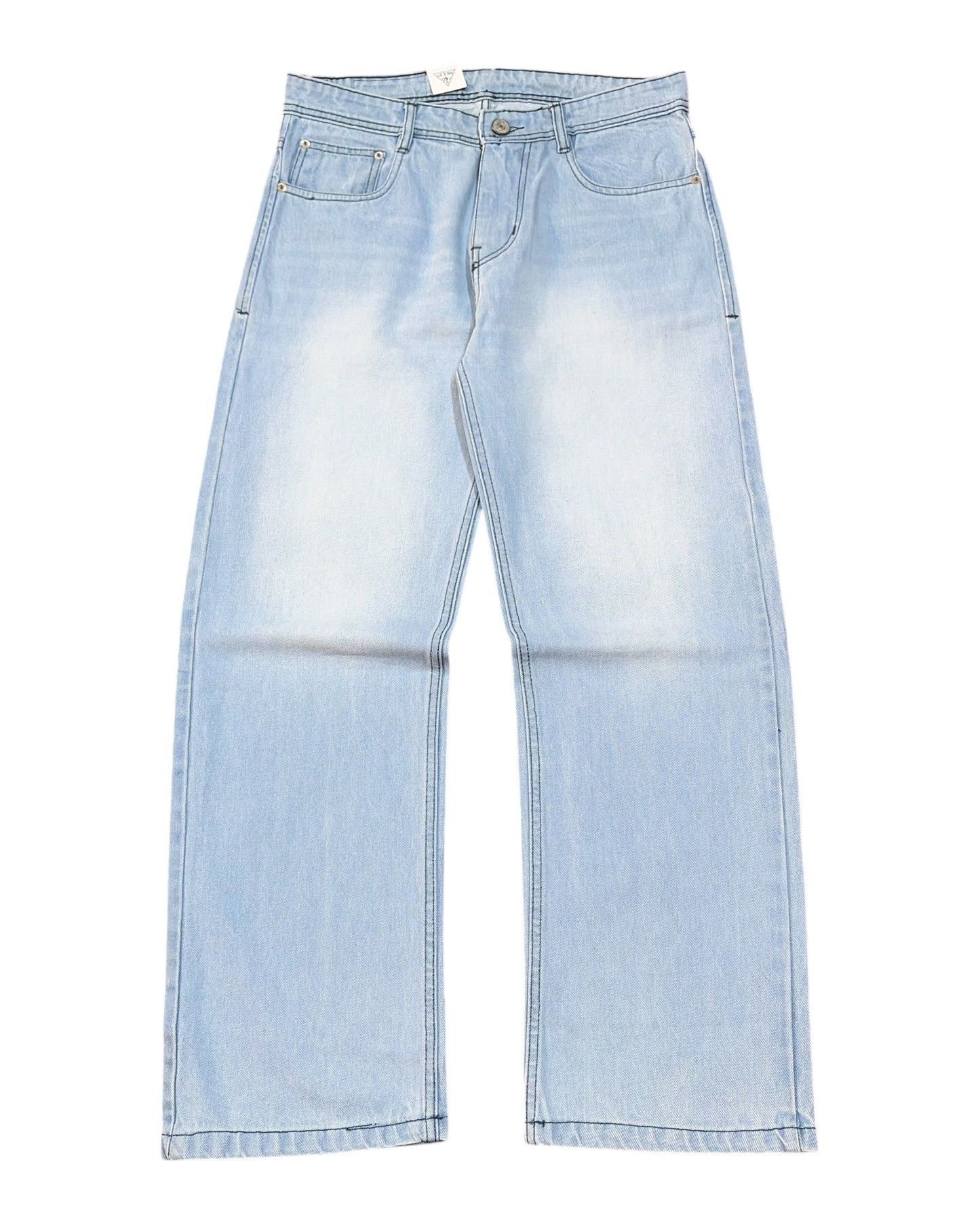 Ice Blue Straight Fit Jeans