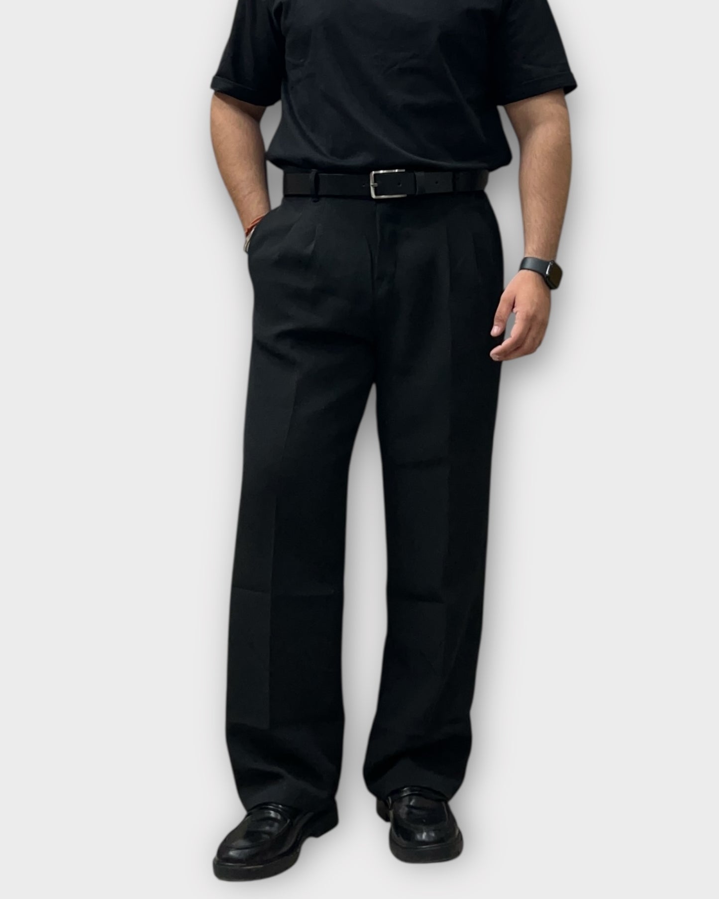 Limited Time Offer - Korean Loose Fit Double Pleated Trouser