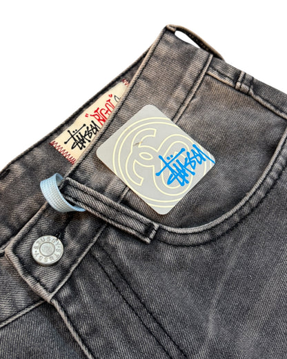 "Latest Release" STUSSY Super Wide Baggy Denim - Tinted Grey