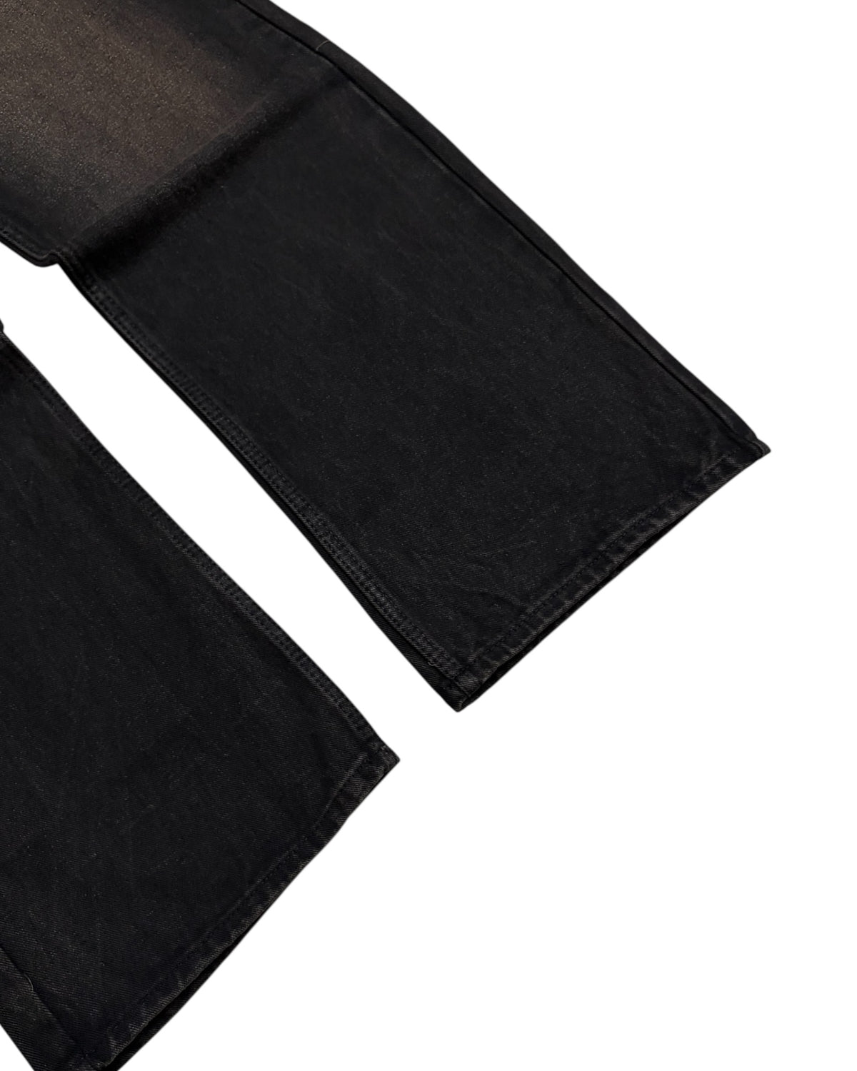 Dusty Black Baggy Wide Fit Jeans