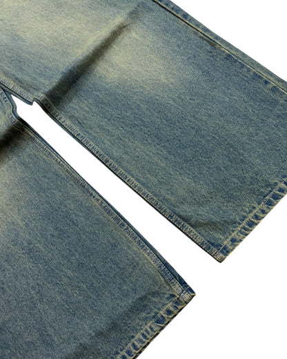 *Latest Release* Super Wide Fit Tint Green Jeans