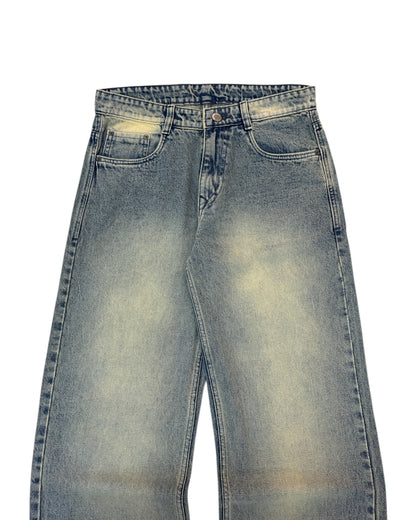 Green Tint Wide Fit Jeans