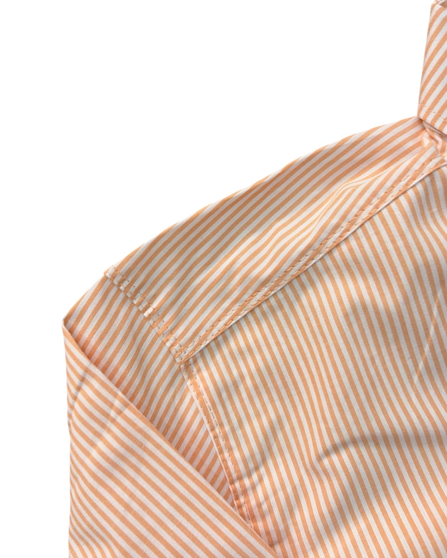 Striped Pure Cotton Shirt - Peach