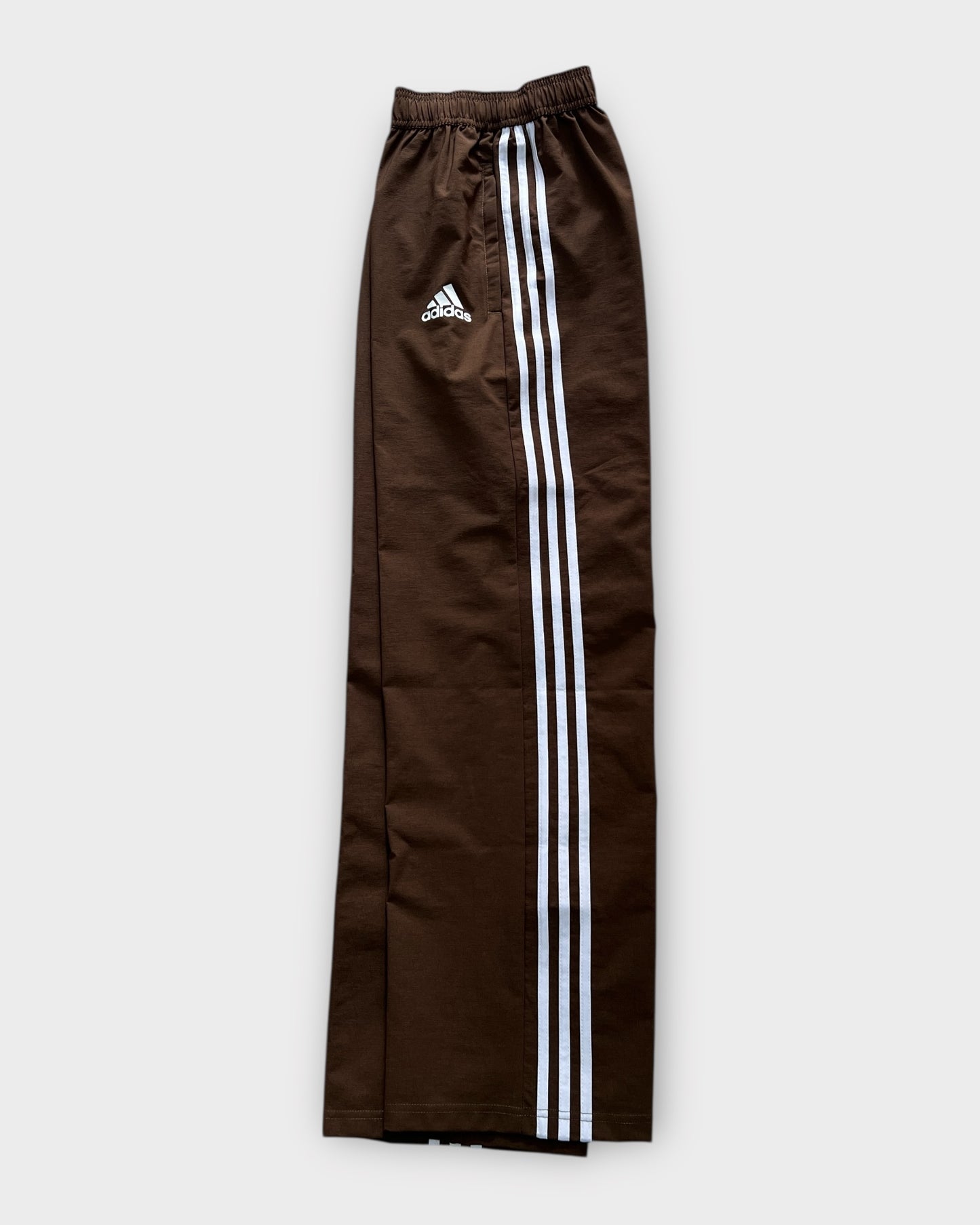 Baggy 3 Stripes Track Pant - Brown