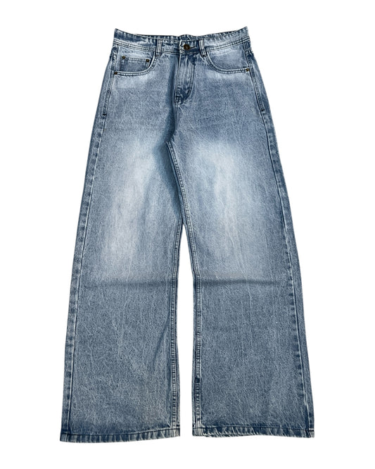 Ice Blue Wide Fit Denim