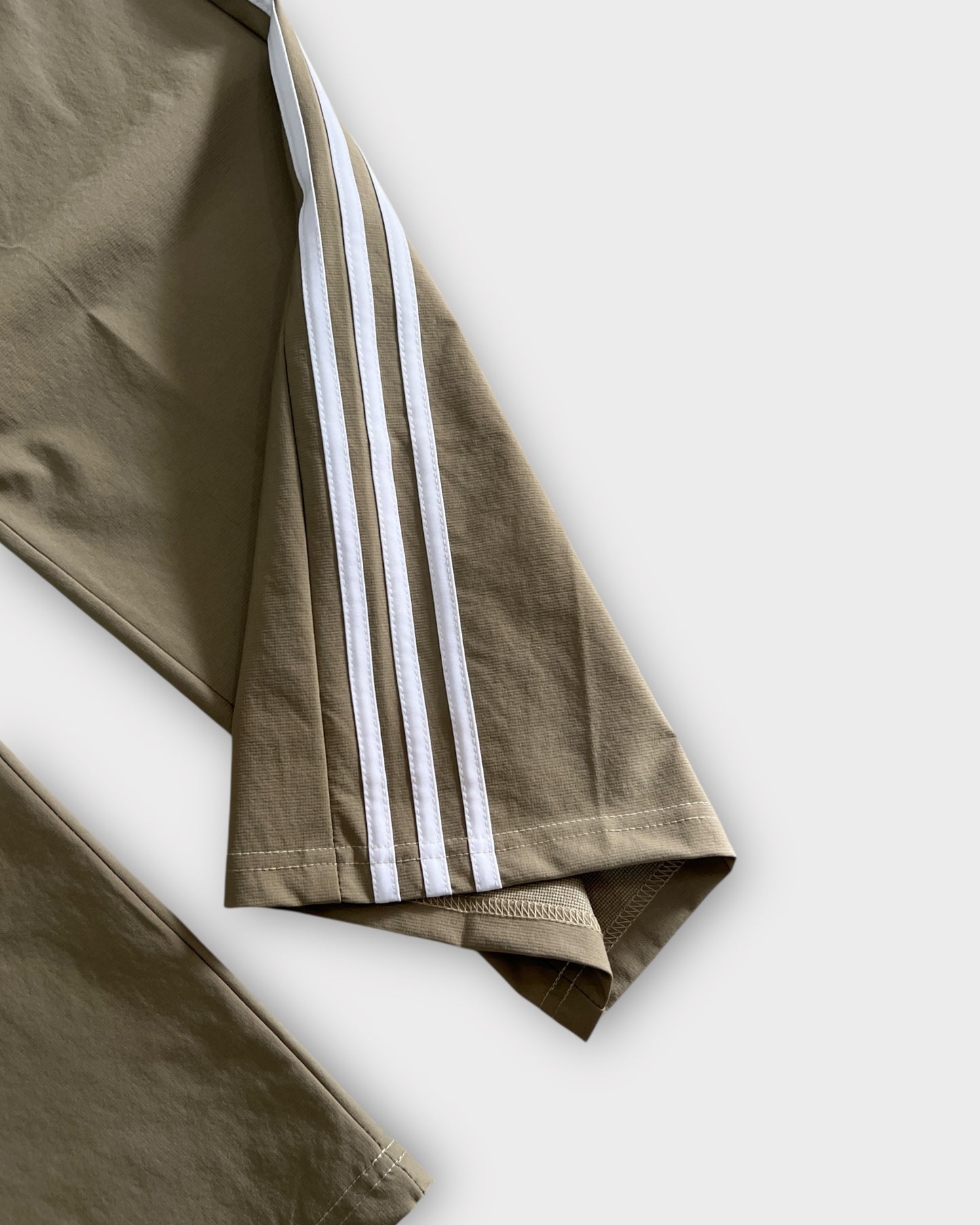 Baggy 3 Stripes Track Pant - Muted Khaki