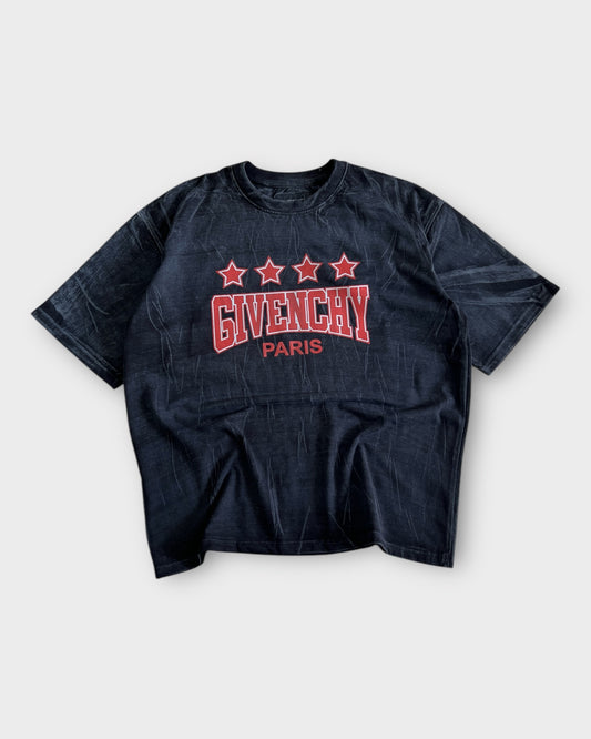Washed Graphic T-shirt - Charcoal Black