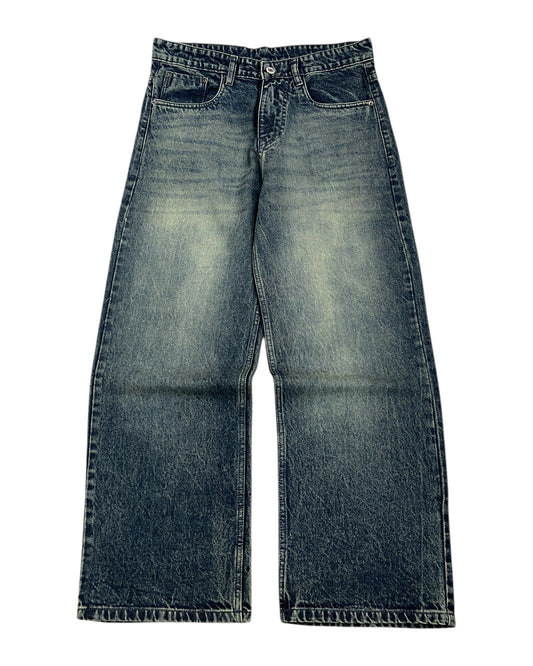 Smoky Vintage Wash Wide Fit Denim