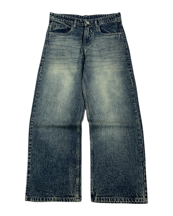 Smoky Vintage Wash Wide Fit Denim