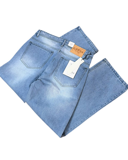 Light Blue Straight Fit Jeans