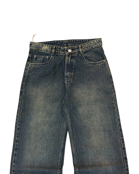 Dark Vintage Wash Wide Fit Jeans