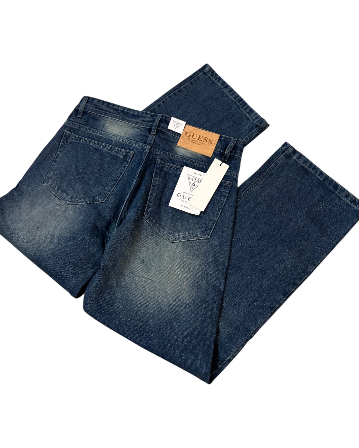 Dark Vintage Blue Straight Fit Jeans