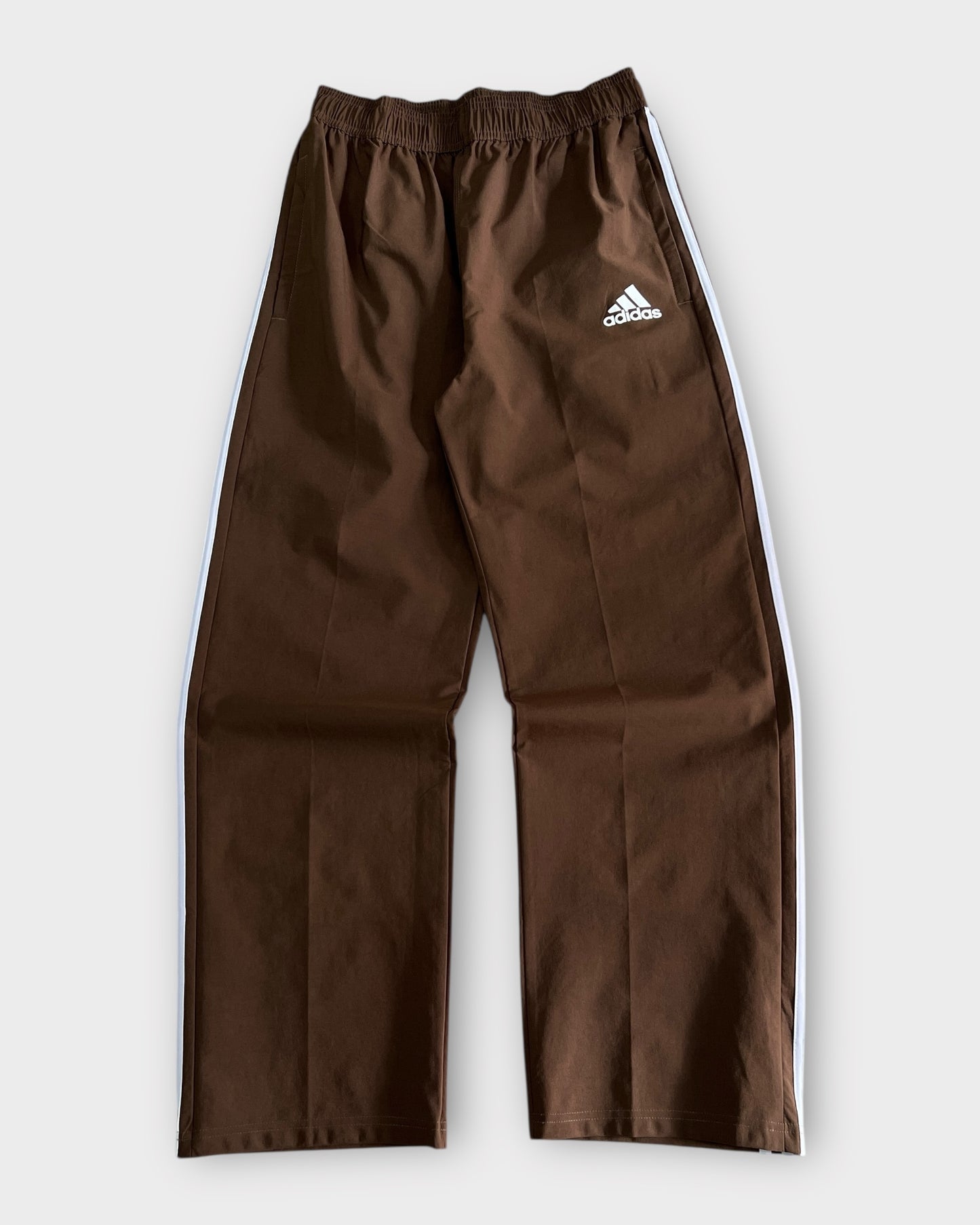 Baggy 3 Stripes Track Pant - Brown