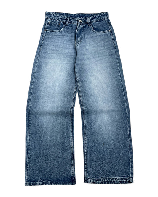 Light Blue Wash Wide Fit Denim