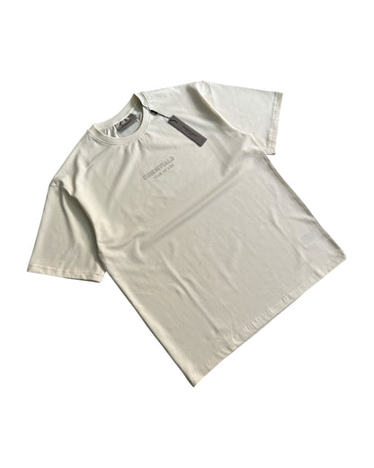 Essentials Logo T-Shirt - Bone White