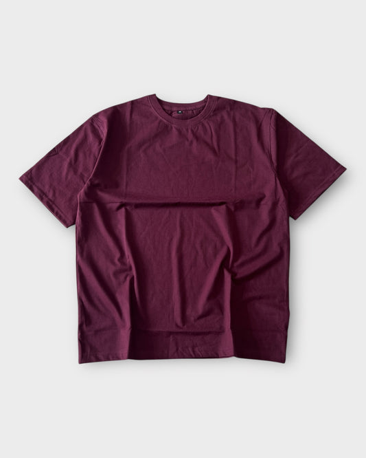 Smooth "200" GSM T-shirt - Maroon Red