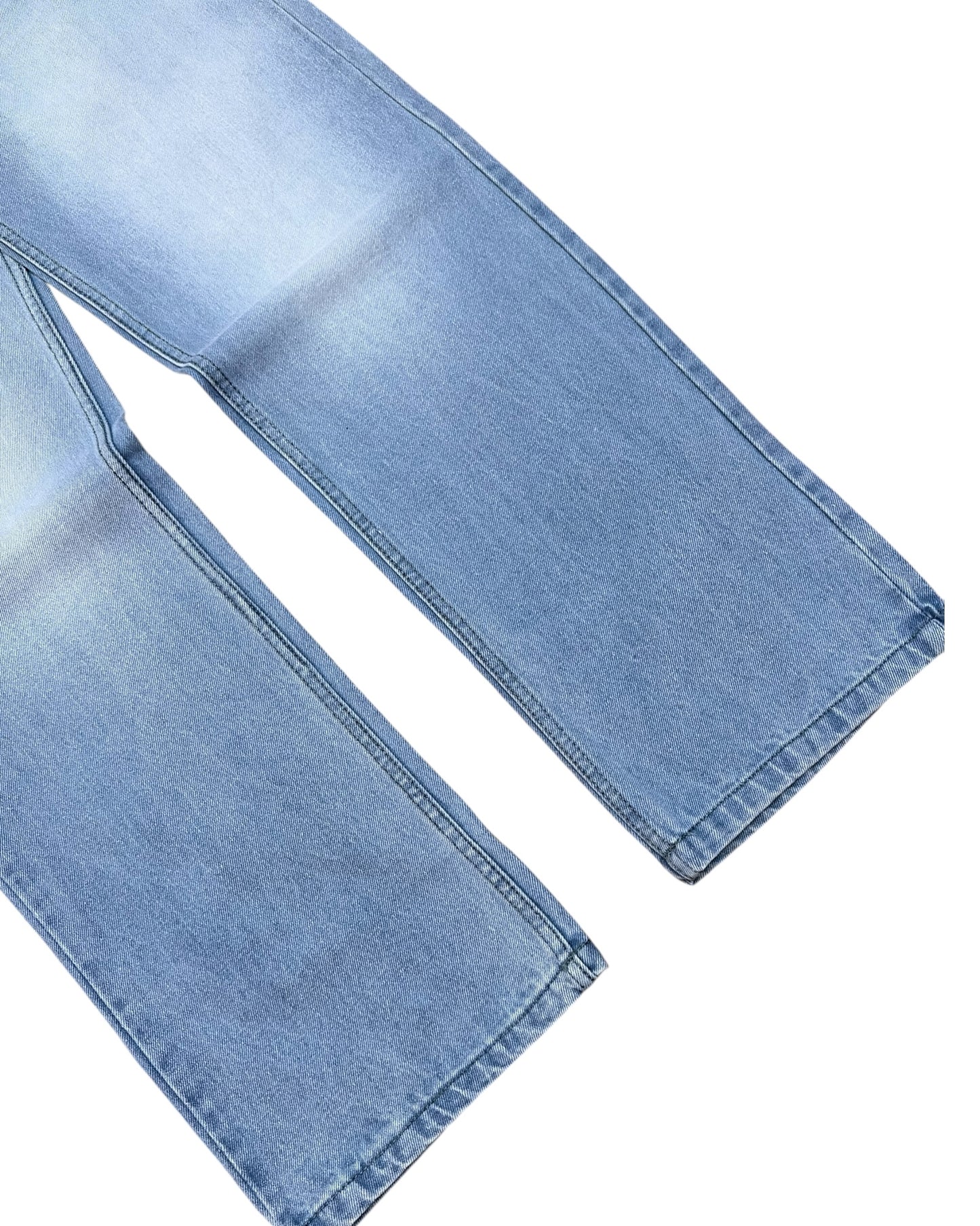 Light Blue Straight Fit Jeans