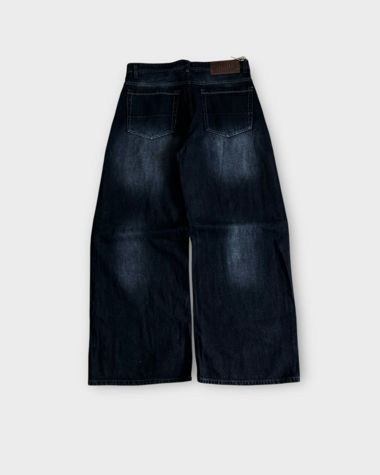 Onyx Mist Baggy Wide Leg Jeans