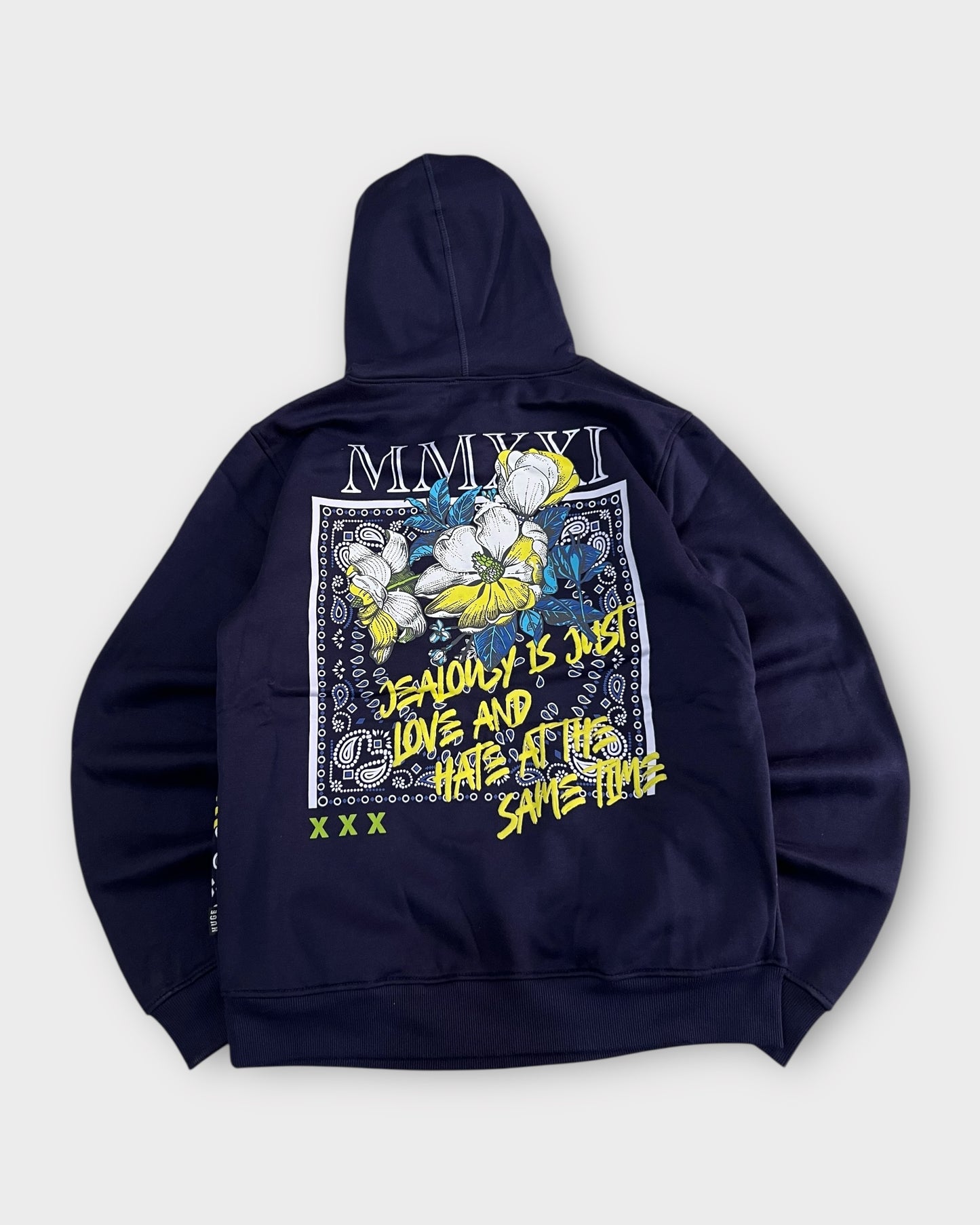 Regular Fit 310 GSM Cozy Hoodie - Navy Blue