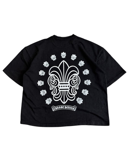 Boxy Fit Cropped Short Sleeve T-shirt