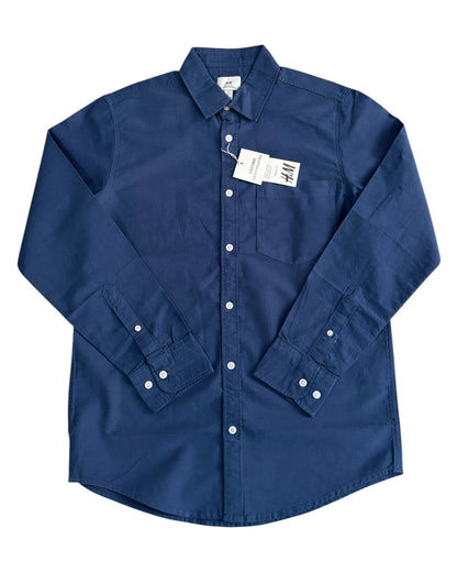 Oxford Regular Fit Shirt - Muted Navy Blue