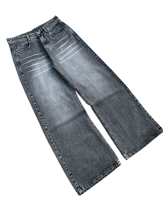 Concrete Fade Wide Fit Denim