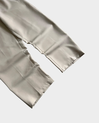 Baggy Pleated Trouser - Beige