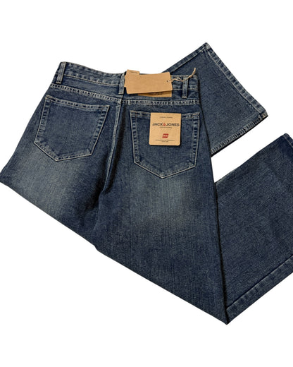 Dusty Ash Blue Wide Fit Jeans