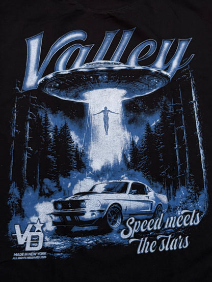 Boxy Fit Half Sleeve T-shirt - Blue Valley