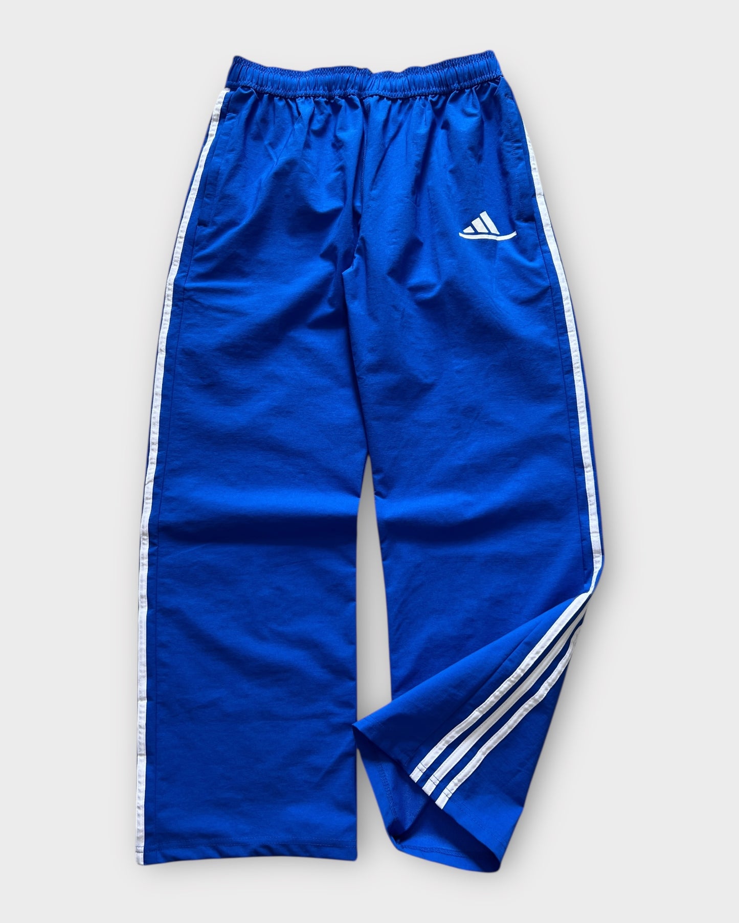 Baggy 3 Stripes Track Pant - Blue/White