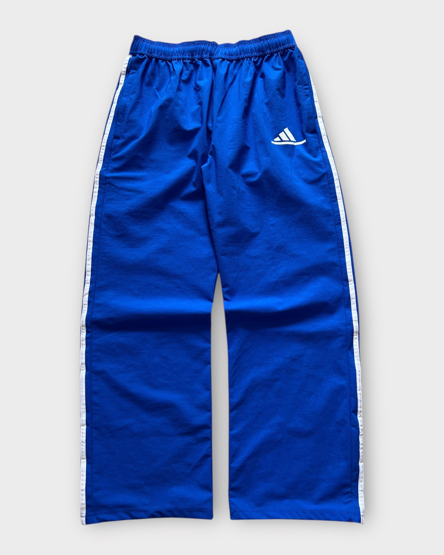Baggy 3 Stripes Track Pant - Blue/White