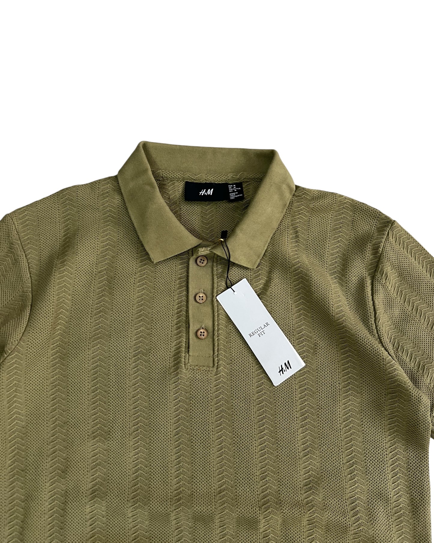 Knitted Cotton T-shirt - Green