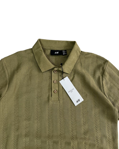 Knitted Cotton T-shirt - Green