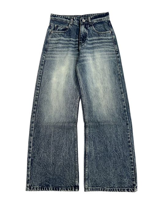 Vintage Wash Wide Fit Denim