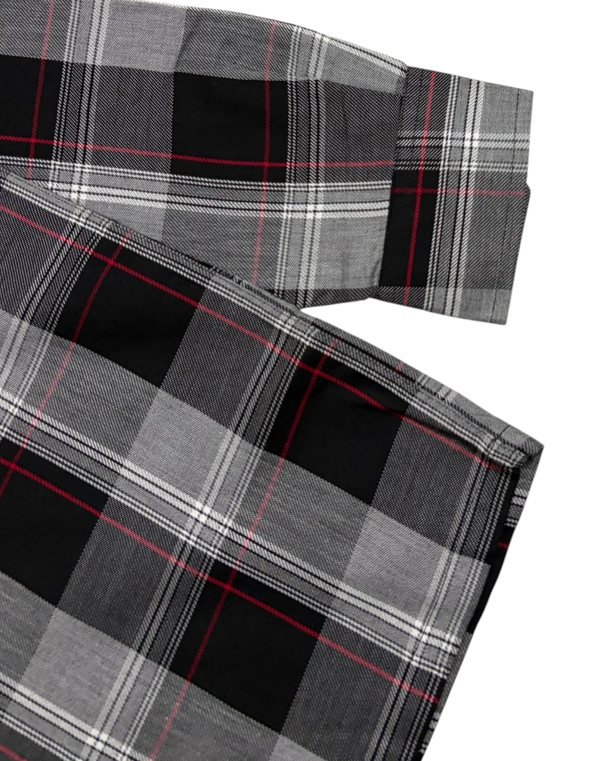 Black Savage Base Boxy Check Shirt