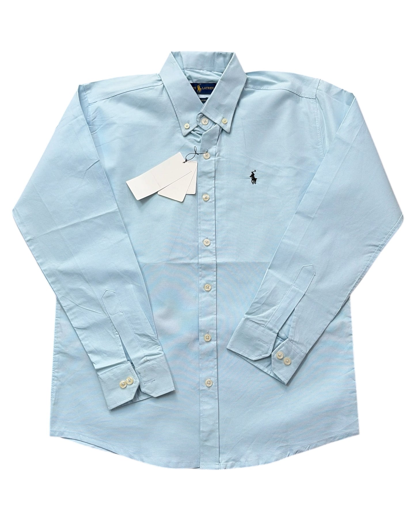 Oxford Pure Cotton Shirt - Ice Blue
