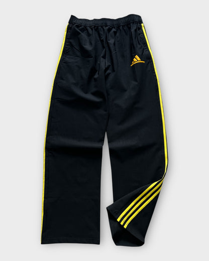 Baggy 3 Stripes Track Pant - Black/Yellow