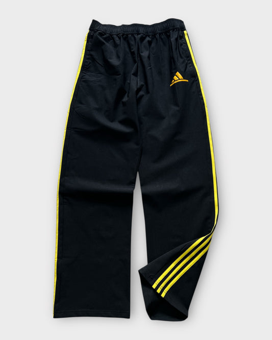 Baggy 3 Stripes Track Pant - Black/Yellow