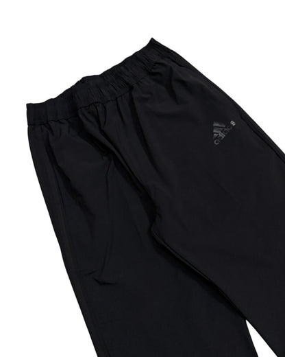 Relaxed Straight Stripes Track Pant - Full Black