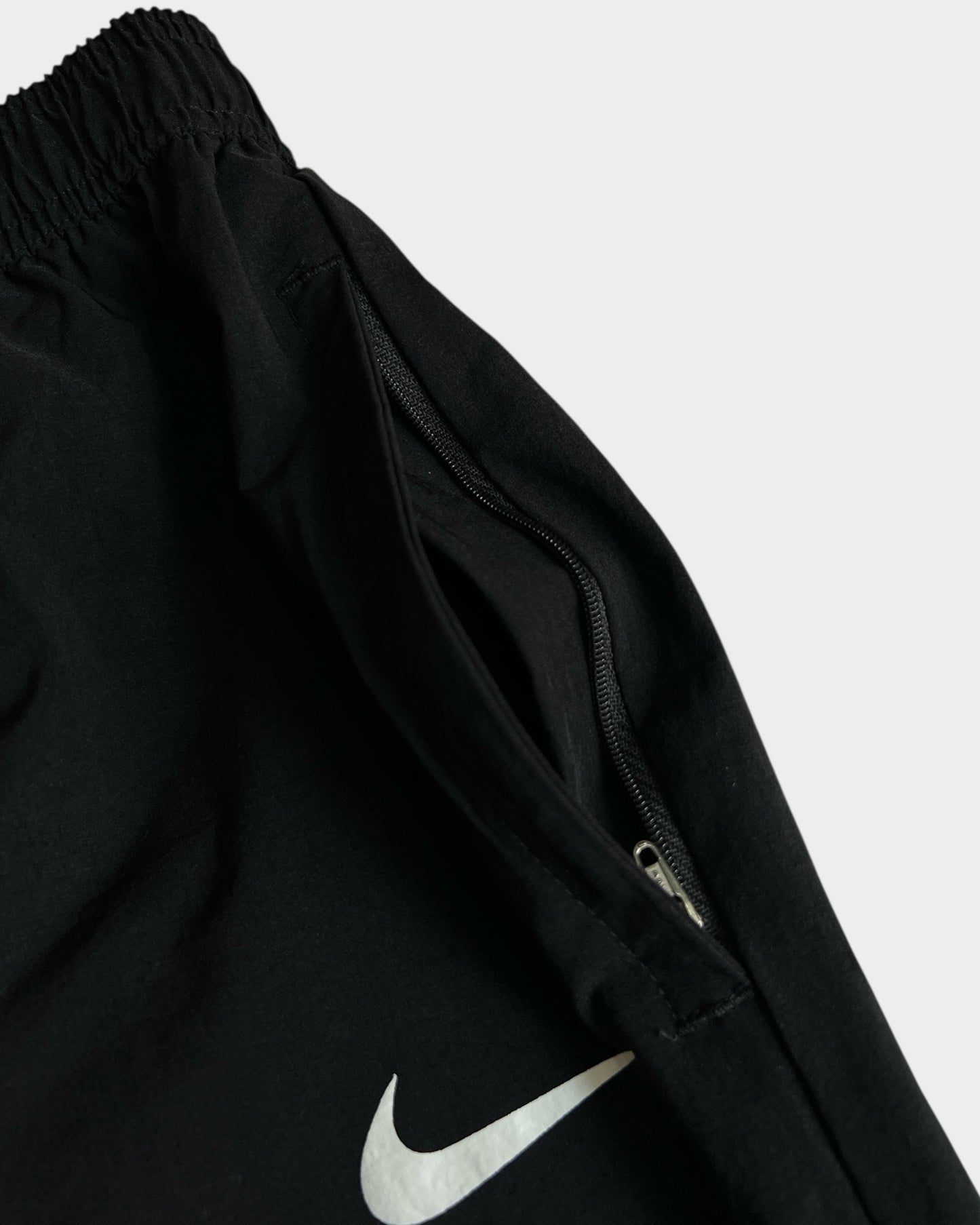 Baggy Swoosh Track Pant - Black