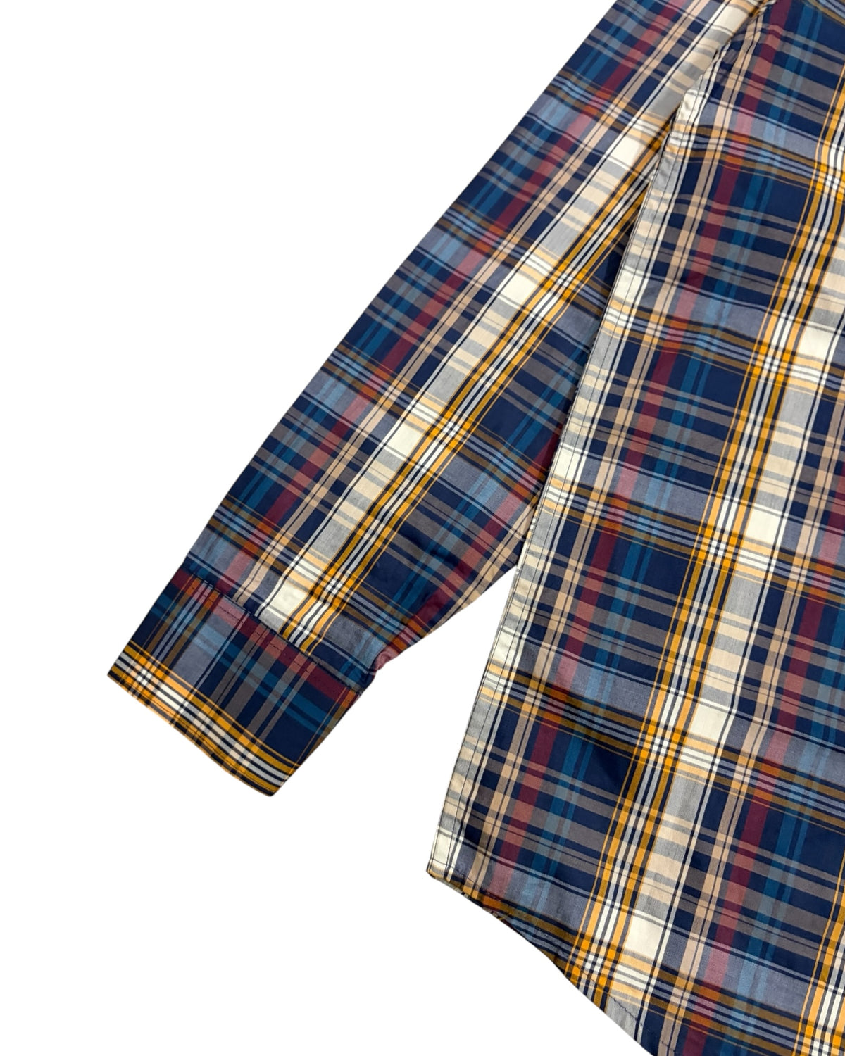 Check Pure Cotton Shirt - Dark Multi