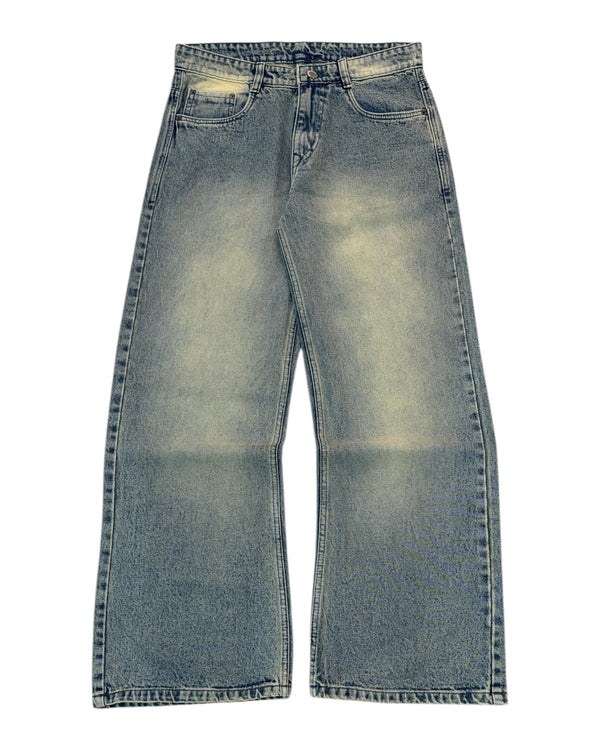 Green Tint Wide Fit Jeans