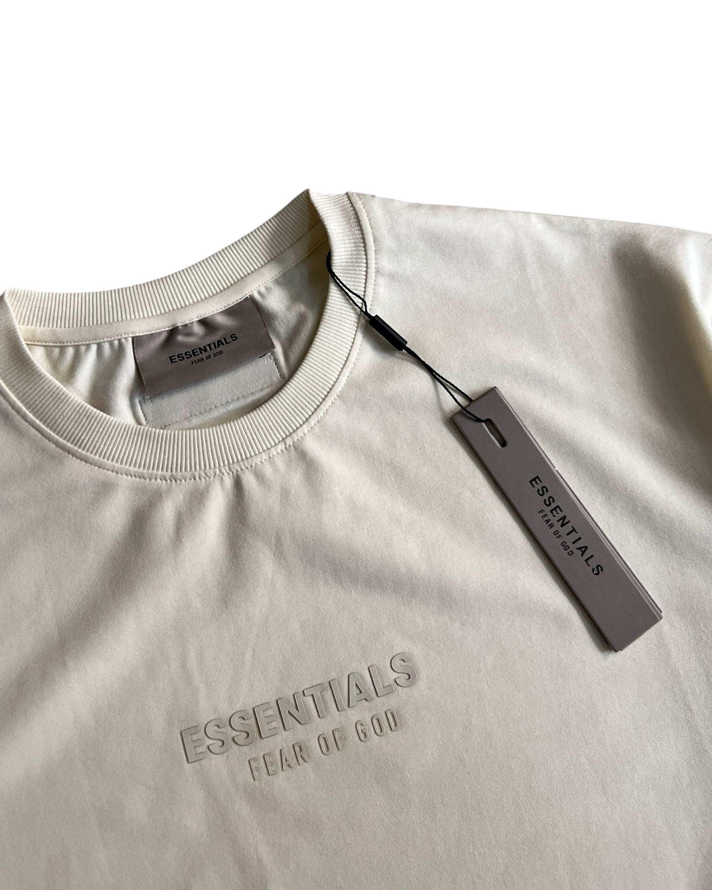 Essentials Logo T-Shirt - Bone White