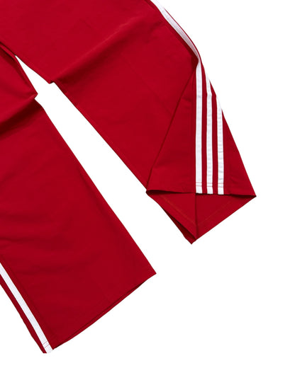 Relaxed Straight Stripes Track Pant - Red White