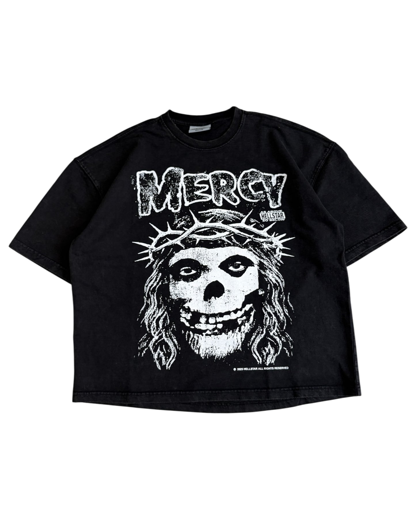 Boxy Fit Cropped Short Sleeve T-shirt